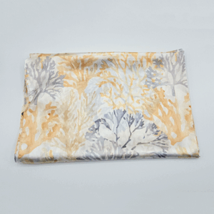 Echarpe sensation de soie, motifs coraux