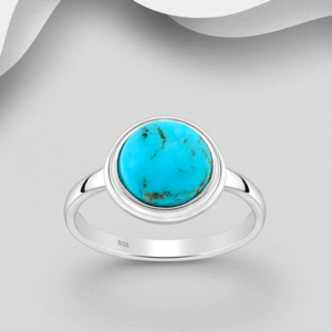 Bague en argent 925ème et Turquoises