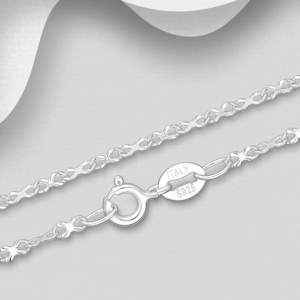 Chaîne maillons Infinity en argent 925ème