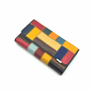 Portefeuille porte-cartes Multicolore en cuir