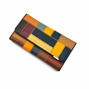 Portefeuille porte-cartes Multicolore en cuir