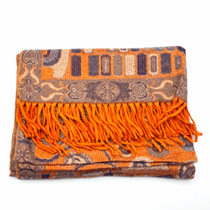 Echarpe sensation de Cashmire orange