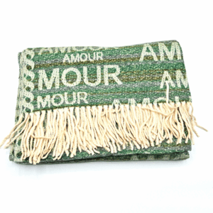 Echarpe sensation de Cashmire vert