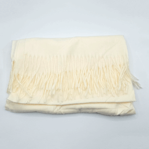 Echarpe sensation de Cashmire blanche