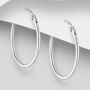 Petites Créoles en argent 925ème