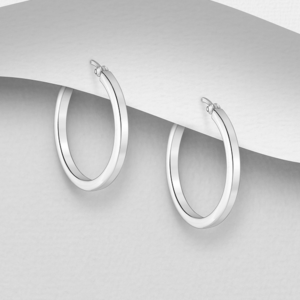 Créoles en argent 925ème