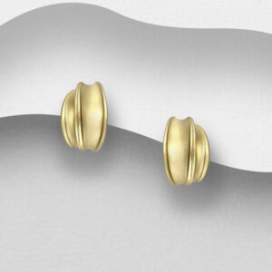 Boucles d'oreilles en argent 925ème plaqué or 18k