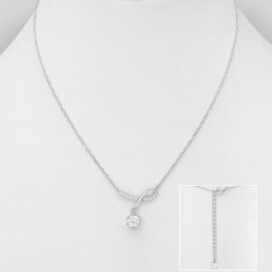 Collier en argent 925ème et zyrkonium